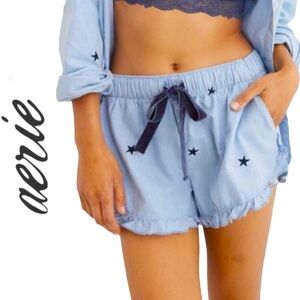 AERIE➕NWT Ruffle Star Boxer